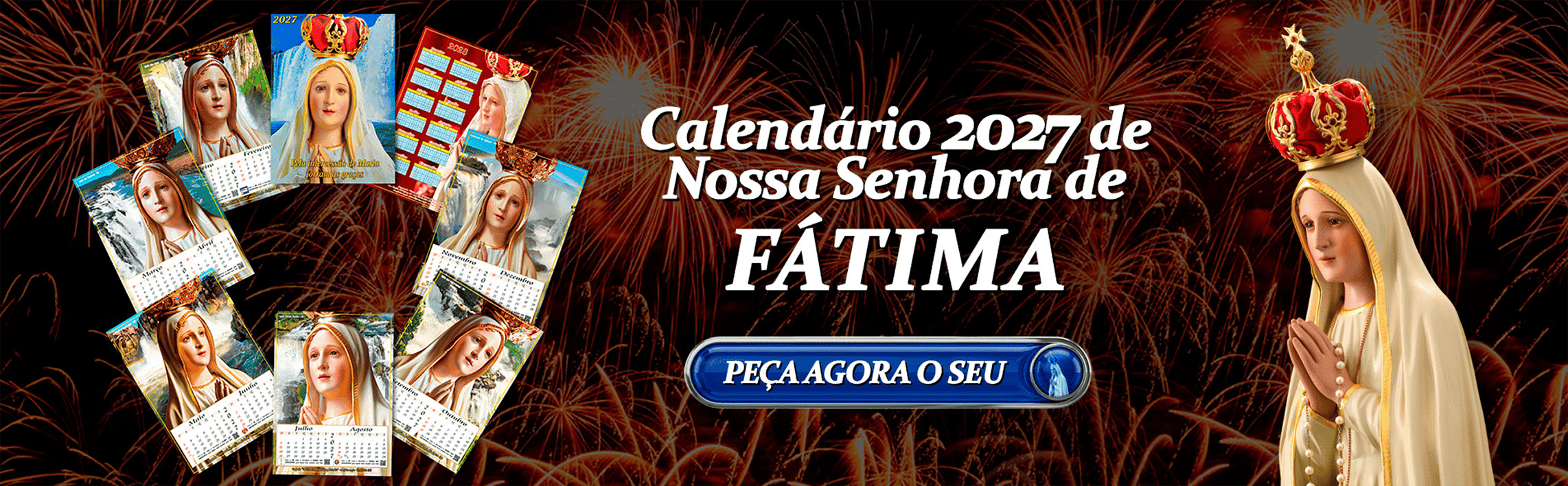 IMG de Calendário de fátima Banner Calendário de Fátima